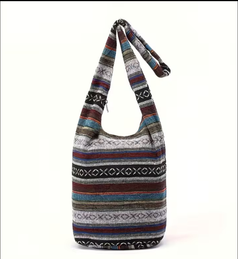 Patterned Tote Shopping Bag - View 3