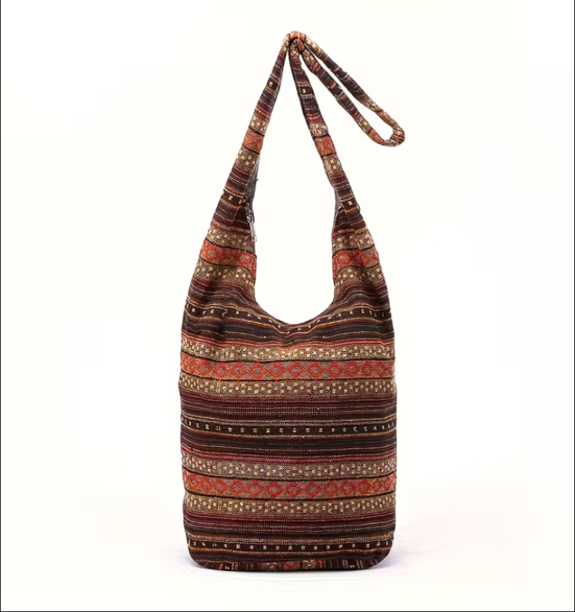 Patterned Tote Shopping Bag - View 4